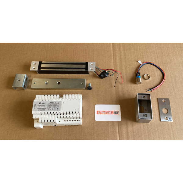 Kit Ventouse magnétique encastrée 300 kg / Reed