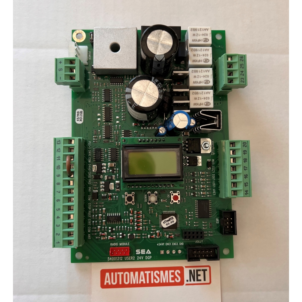 SEA User 2 24V DG Carte électronique 24V 2 moteursCarte sans coffret — free download