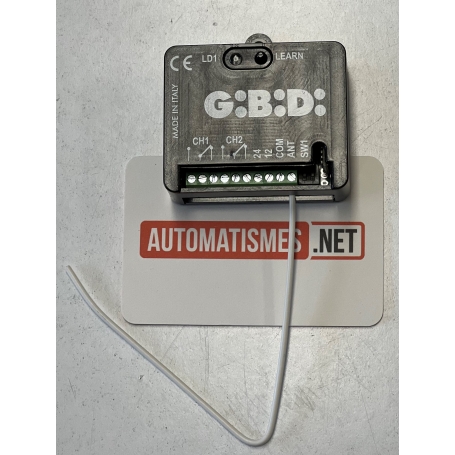 Récepteur radio universel GiBiDi à 2 canaux