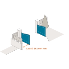 Kit portail SOMFY AXOVIA MULTIPRO 3S io - PACK OUVERTURE 150°