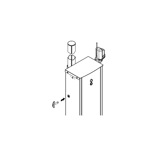 Clé de déverouillage barrière TAU RBLO