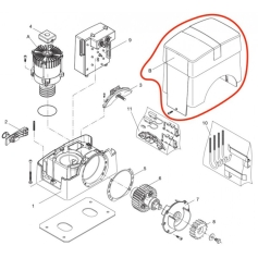 CAPOT moteur BULL1524 BENINCA