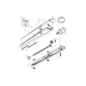 Clé de déverrouillage BENINCA série BOB21 et BOB30