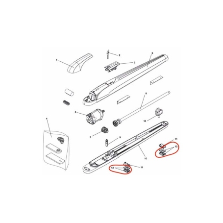 Butée moteur BENINCA BOB50