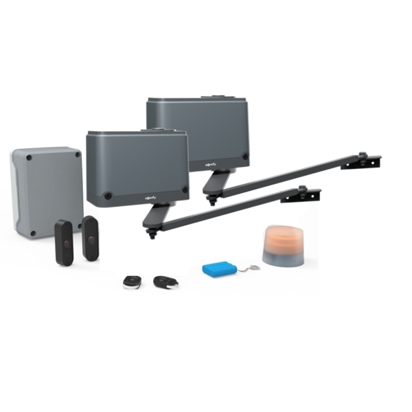 Kit portail SOMFY AXOVIA MULTIPRO 3S+ io Ouverture sur pente