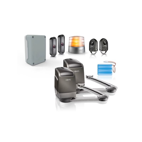 Motorisation portail battant SOMFY AXOVIA 3S+ io – Kit complet 24V connecté