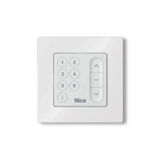 Commande murale NICE DOMI W6 six groupes pour volets roulants et stores