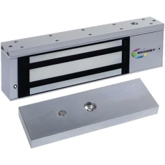 Ventouse applique 500 daN 24-48V DC - contact d'état et LED - NF S 61 937