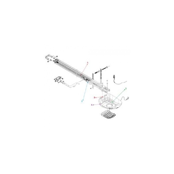 9013491 Tête moteur pour porte de garage SOMFY LS8900 et S9000