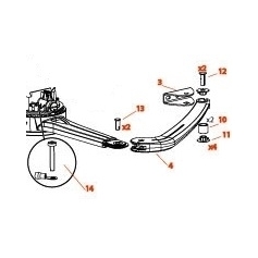 9015541 - Ensemble demi-bras SOMFY pour Passéo 800