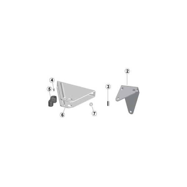 Jeu de pattes de fixation + visserie