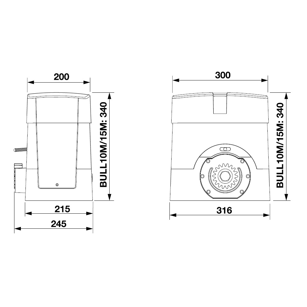 Moteur BENINCA BULL10M Automatisme portail — free download
