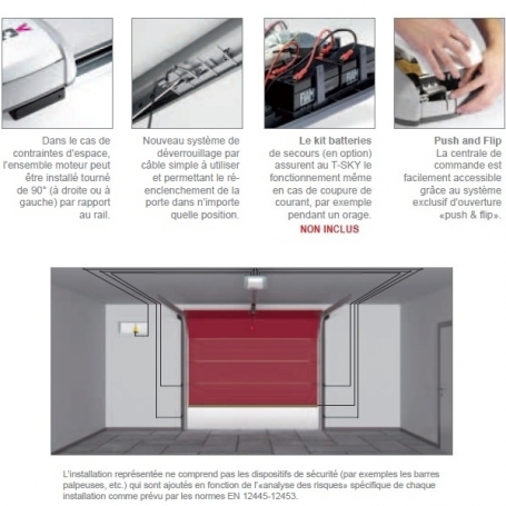 Moteur de porte de garage Novoferm