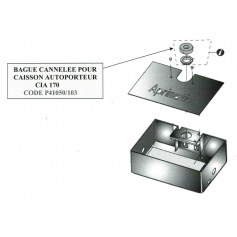 41050/103 - Bague cannelée pour caisson CIA