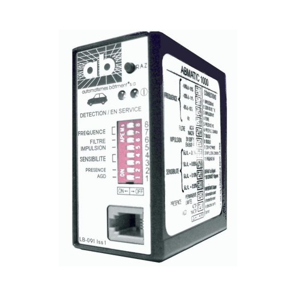 Détecteur de boucle magnétique 1 voie 24v