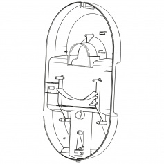 Boîtier de base pour motorisation LIFTMASTER LM650EVGB LM850EVGBSA