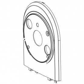 Boîtier supérieur avant pour motorisation LIFTMASTER LM650EVGB LM850EVGBSA