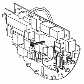 Carte électronique pour motorisation LIFTMASTER LM650EVGB