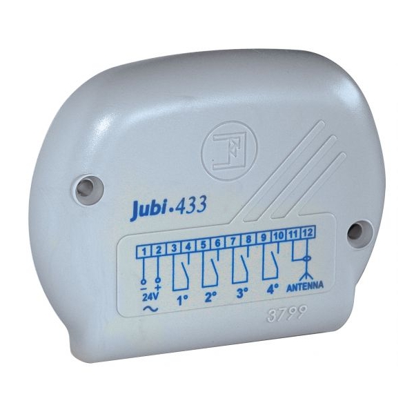Récepteur FADINI JUBI 433 / 1 canal en boîtier