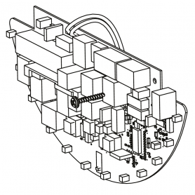 Carte électronique pour motorisation LIFTMASTER LM750EVGB