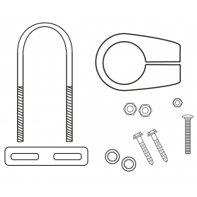 Système de fixation pour motorisation LIFTMASTER LM750EVGB