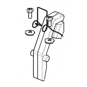 Levier de déverrouillage pour motorisation de portail LIFTMASTER LYN300 SCS300