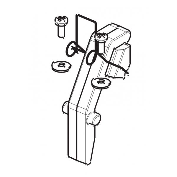 Levier de déverrouillage pour motorisation de portail LIFTMASTER LYN300 SCS300