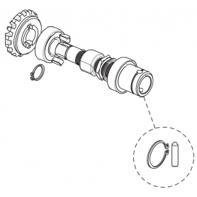 Arbre de sortie pour motorisation de portail LIFTMASTER LYN300 LYN400 SCS300