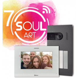 Kit vidéo GOLMAR SOUL couleur 2 fils WIFI 1 appel