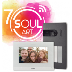 Kit vidéo GOLMAR SOUL couleur 2 fils WIFI 1 appel