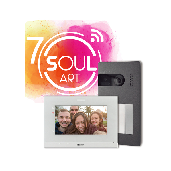Kit vidéo GOLMAR SOUL couleur 2 fils WIFI 1 appel