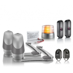 Kit portail SOMFY AXOVIA 220 B RTS (gris) - PACK CONFORT