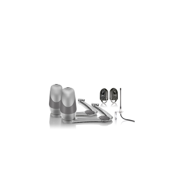 Kit portail SOMFY AXOVIA 220 B RTS (gris) - PACK STANDARD