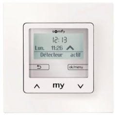 Télécommande SOMFY SOLIRIS SMOOVE UNO + cadre blanc
