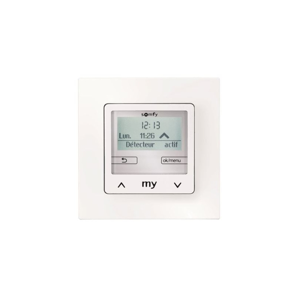 Télécommande SOMFY SOLIRIS SMOOVE UNO + cadre blanc