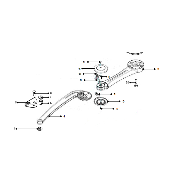 Kit bras complet SOMFY AXOVIA 220B (AVANT 2017)