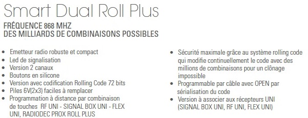 Smart Dual Roll Plus SEA réf 23110591