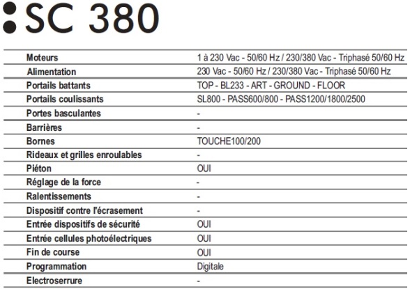 Gibidi SC 380 réf. AS05800