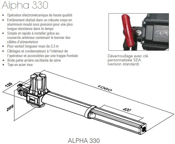 Alpha 330 SEA réf. 10933230S-1