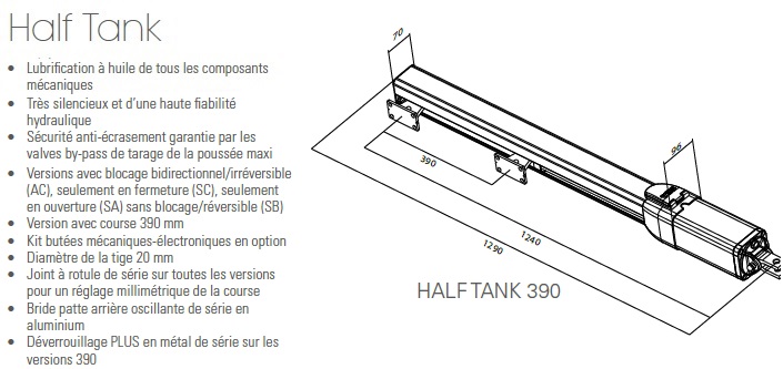 Half Tank 390 AC SEA réf. 10501036