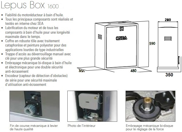 Lepus Box 1600 SEA réf. 11110375