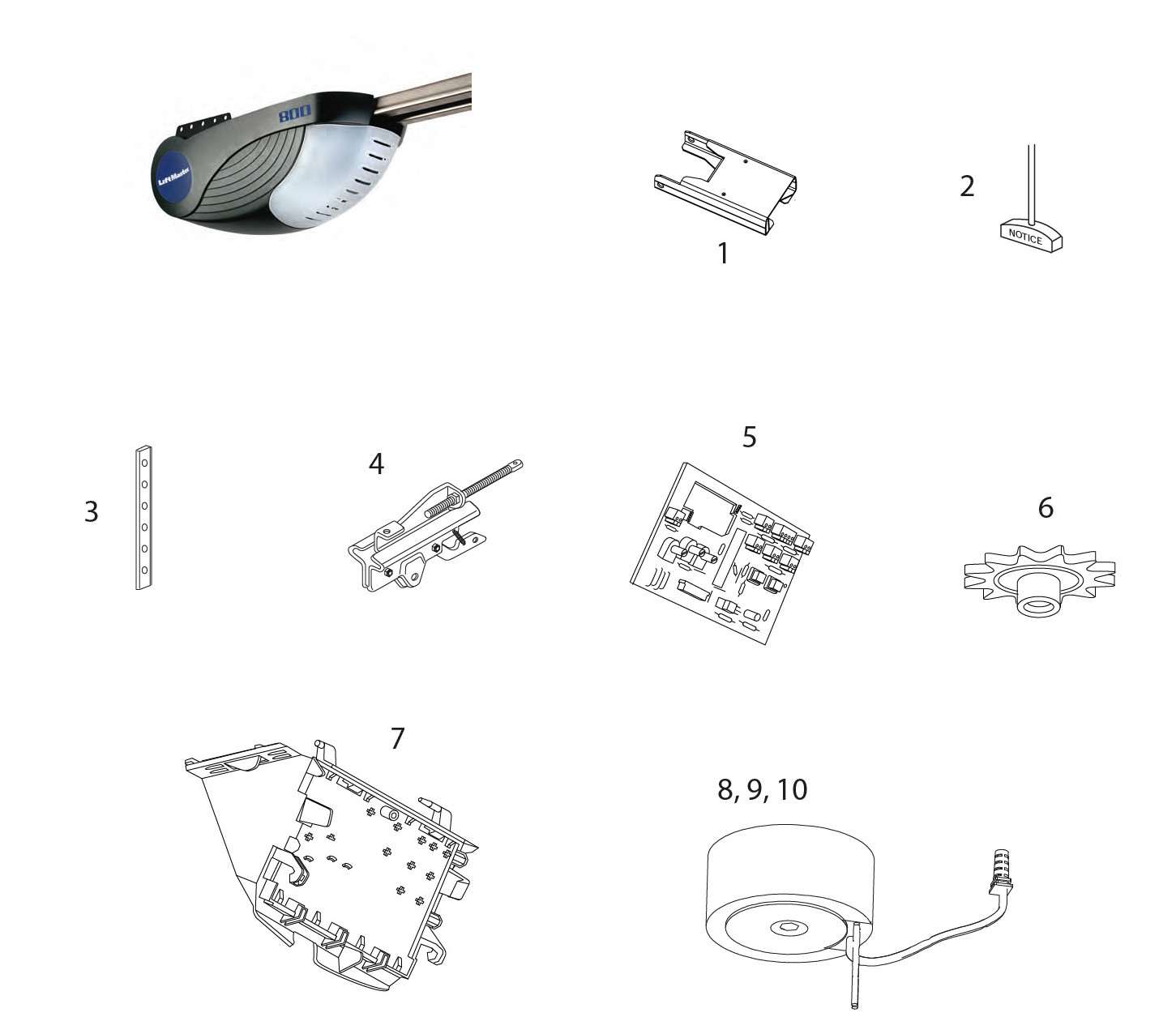 LIFTMASTER LM600 LM800 LM1000