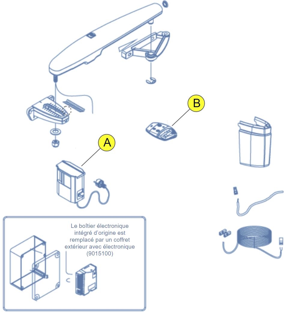 Pièces détachées SOMFY PASSEO S524